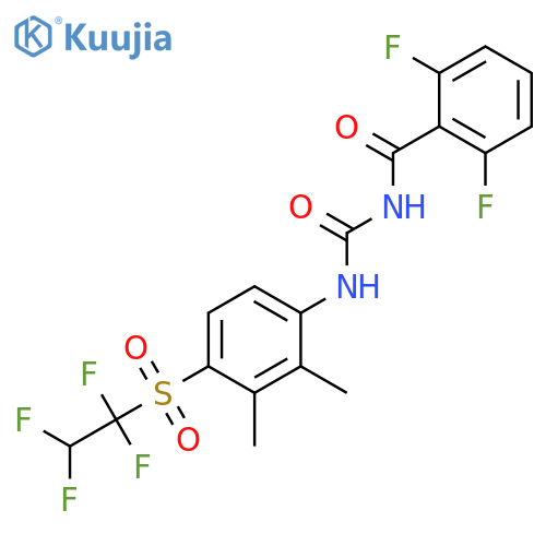 Benzamide,N-[[[2,3-dimethyl-4-[(1,1,2,2-tetrafluoroethyl)sulfonyl]phenyl]amino]carbonyl]-2,6-difluoro- structure