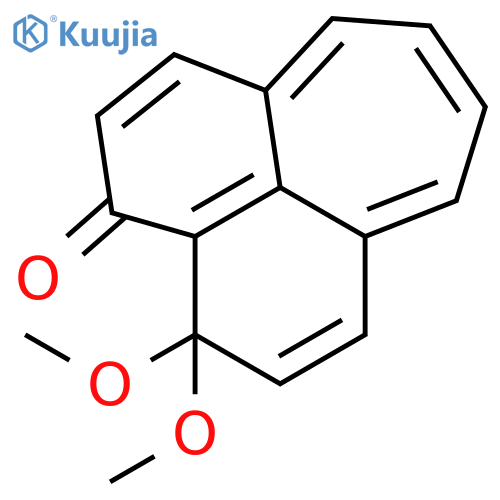 Cyclohepta[de]naphthalen-7(8H)-one, 8,8-dimethoxy- structure
