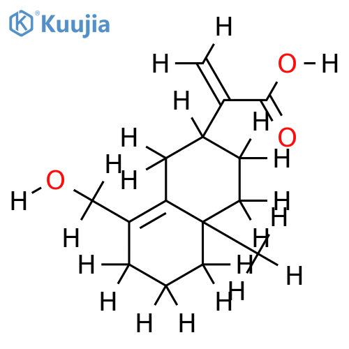 15-Hydroxy-4,11(13)-eudesmadien-12-oic acid structure
