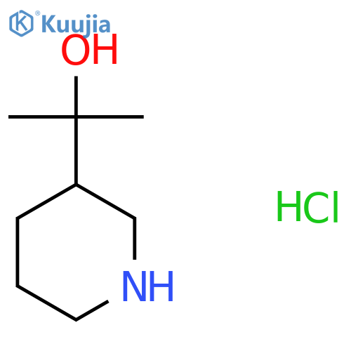 2-(Piperidin-3-yl)propan-2-ol hydrochloride structure