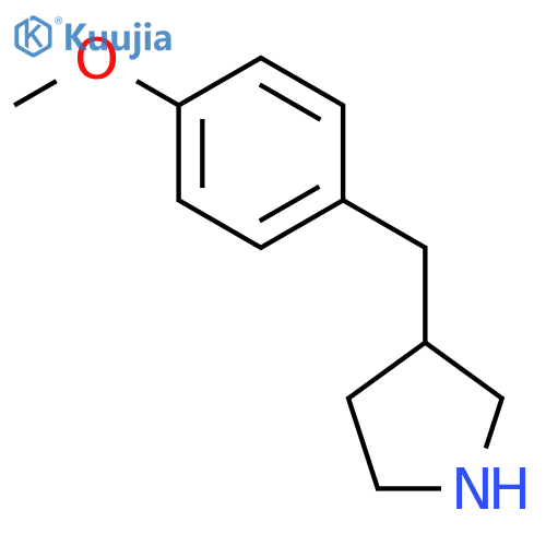 3-(4-methoxyphenyl)methylpyrrolidine structure