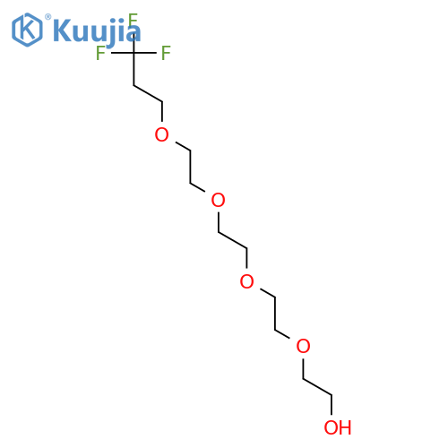 Ethanol, 2-[2-[2-[2-(3,3,3-trifluoropropoxy)ethoxy]ethoxy]ethoxy]- structure