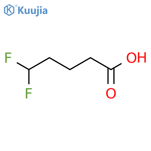 5,5-Difluoropentanoic acid structure