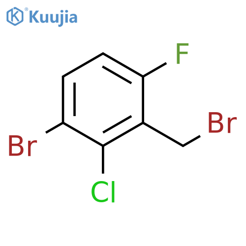 Benzene, 1-bromo-3-(bromomethyl)-2-chloro-4-fluoro- structure