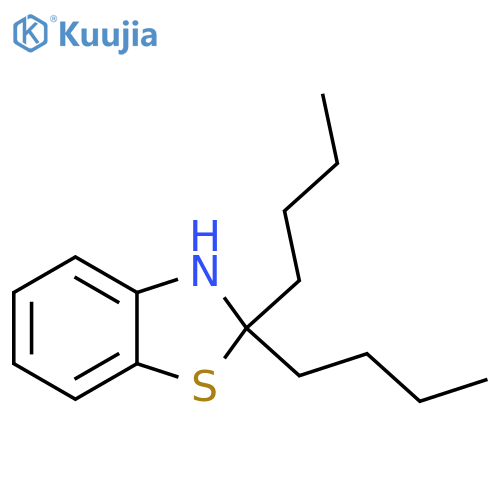 Benzothiazole, 2,2-dibutyl-2,3-dihydro- structure