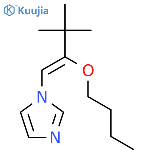1H-Imidazole, 1-(2-butoxy-3,3-dimethyl-1-butenyl)- structure