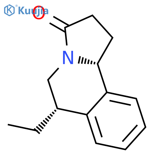 Pyrrolo[2,1-a]isoquinolin-3(2H)-one, 6-ethyl-1,5,6,10b-tetrahydro-, trans- structure