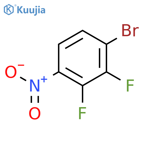 1-bromo-2,3-difluoro-4-nitro-benzene structure