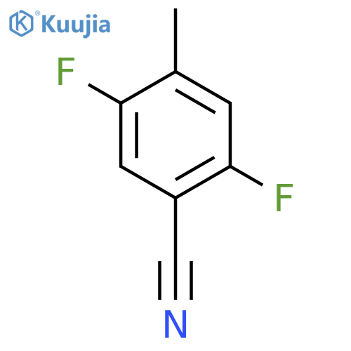 2,5-Difluoro-4-methylbenzonitrile structure