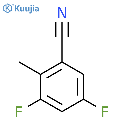 3,5-Difluoro-2-methylbenzonitrile structure
