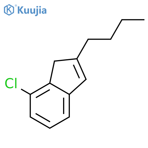 2-Butyl-7-chloro-1H-indene structure