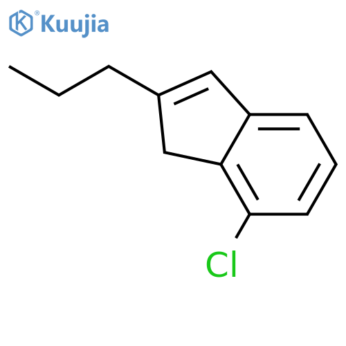 7-Chloro-2-propyl-1H-indene structure