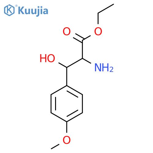 Ethyl 2-amino-3-hydroxy-3-(4-methoxyphenyl)propanoate structure
