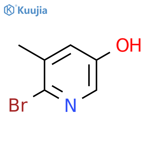 2-Bromo-5-hydroxy-3-picoline structure