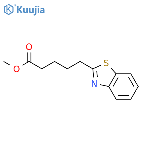 Methyl 5-(1,3-benzothiazol-2-yl)pentanoate structure