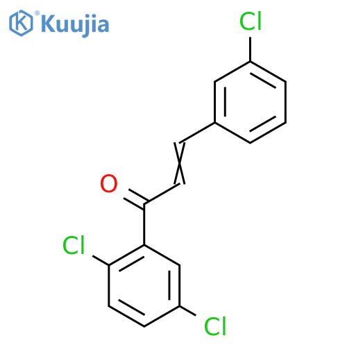 (2E)-3-(3-Chlorophenyl)-1-(2,5-dichlorophenyl)prop-2-en-1-one structure