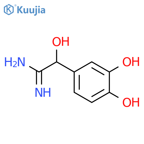 Mandelamidine, 3,4-dihydroxy- (6CI) structure