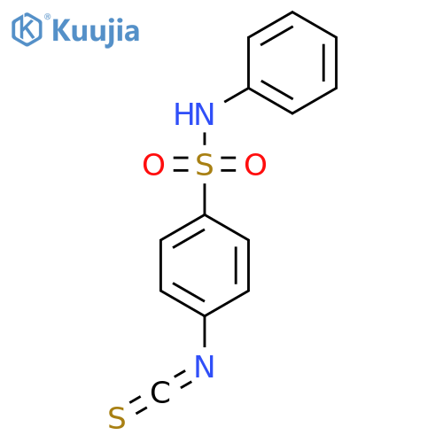 4-Isothiocyanato-N-phenylbenzenesulfonamide structure