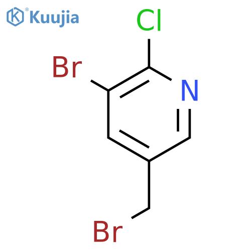 3-Bromo-5-(bromomethyl)-2-chloropyridine structure
