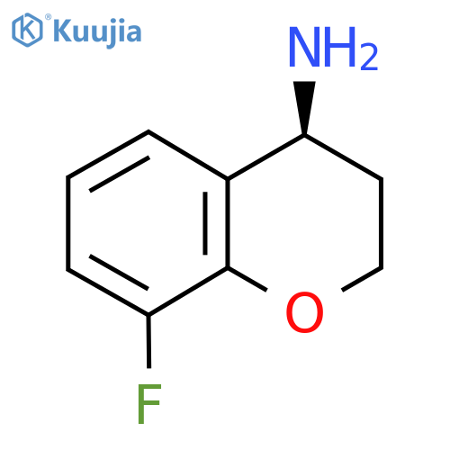(4S)-8-fluoro-3,4-dihydro-2H-1-benzopyran-4-amine structure