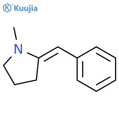 PYRROLIDINE, 1-METHYL-2-(PHENYLMETHYLENE)- structure