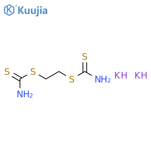 Carbamodithioic acid,N,N'-1,2-ethanediylbis-, potassium salt (1:2) structure