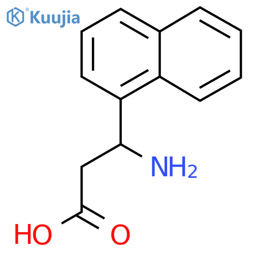 3-Amino-3-(1-naphthyl)propanoic Acid structure