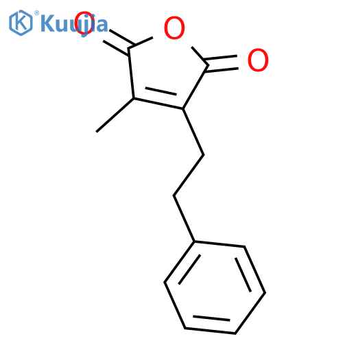 2,5-Furandione, 3-methyl-4-(2-phenylethyl)- structure