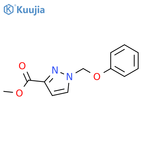 methyl 1-(phenoxymethyl)-1H-pyrazole-3-carboxylate structure