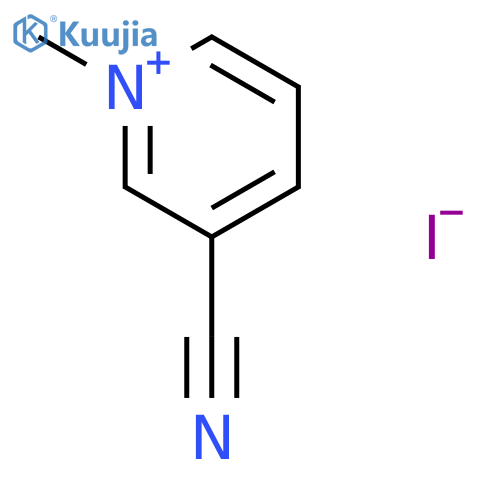 3-Cyano-1-methylpyridinium Iodide structure