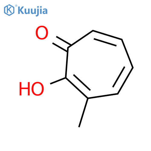 2,4,6-Cycloheptatrien-1-one, 2-hydroxy-3-methyl- structure