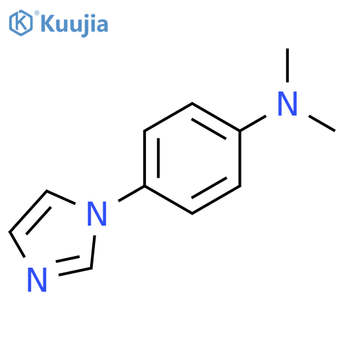 4-(1H-IMIDAZOL-1-YL)-N,N-DIMETHYLANILINE structure