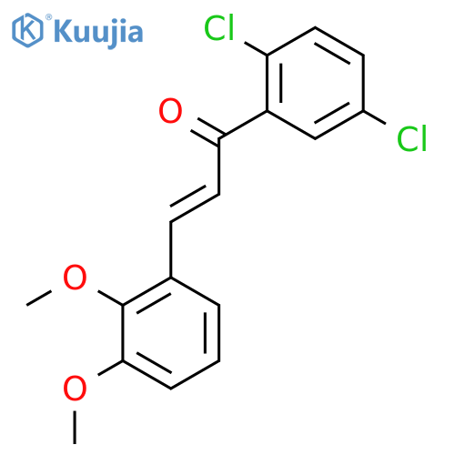 (2E)-1-(2,5-Dichlorophenyl)-3-(2,3-dimethoxyphenyl)prop-2-en-1-one structure