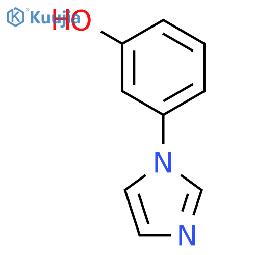 3-(1H-imidazol-1-yl)phenol structure