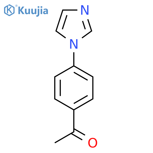 1-[4-(1H-imidazol-1-yl)phenyl]ethan-1-one structure