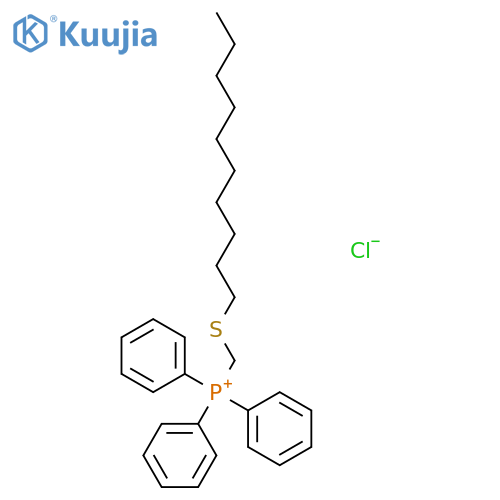 Phosphonium, [(decylthio)methyl]triphenyl-, chloride structure