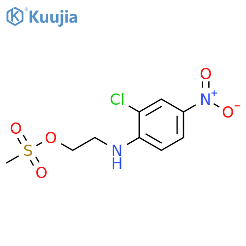 Ethanol, 2-[(2-chloro-4-nitrophenyl)amino]-, 1-methanesulfonate structure