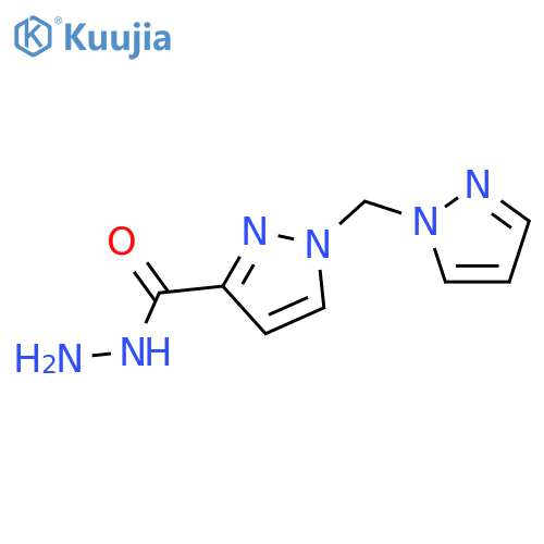 1-(1H-pyrazol-1-yl)methyl-1H-pyrazole-3-carbohydrazide structure