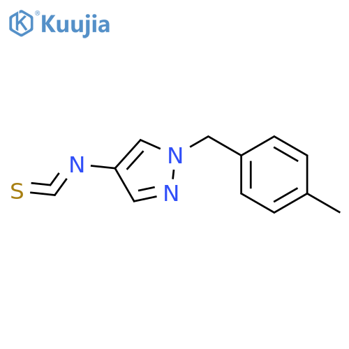 4-isothiocyanato-1-(4-methylphenyl)methyl-1H-pyrazole structure