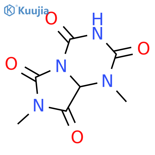 Imidazo[1,5-a]-1,3,5-triazine-2,4,6,8(3H,7H)-tetrone, dihydro-1,7-dimethyl- structure