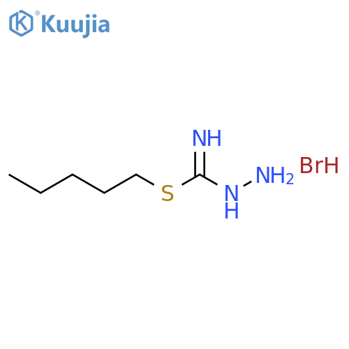 HYDRAZINECARBOXIMIDOTHIOIC ACID, PENTYL ESTER, HYDROBROMIDE structure
