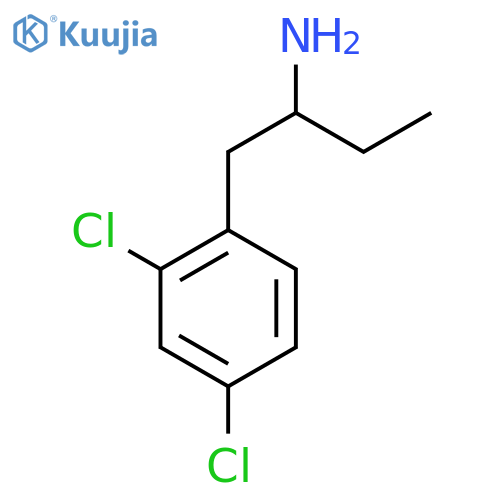 1-(2,4-dichlorophenyl)butan-2-aMine structure