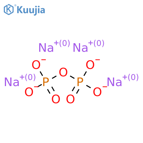 Tetrasodium pyrophosphate structure