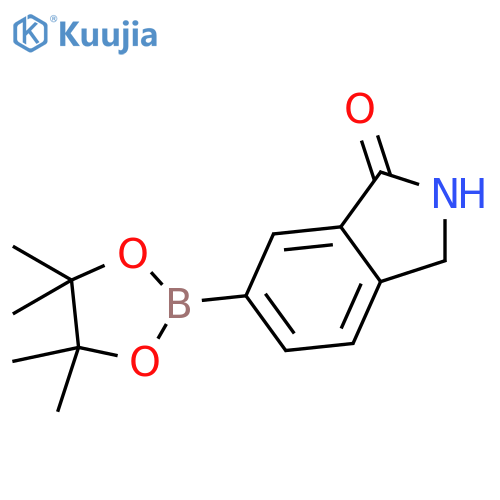 6-(4,4,5,5-Tetramethyl-1,3,2-dioxaborolan-2-yl)isoindolin-1-one structure