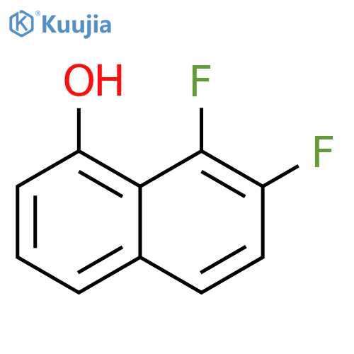 1-Naphthalenol, 7,8-difluoro- structure