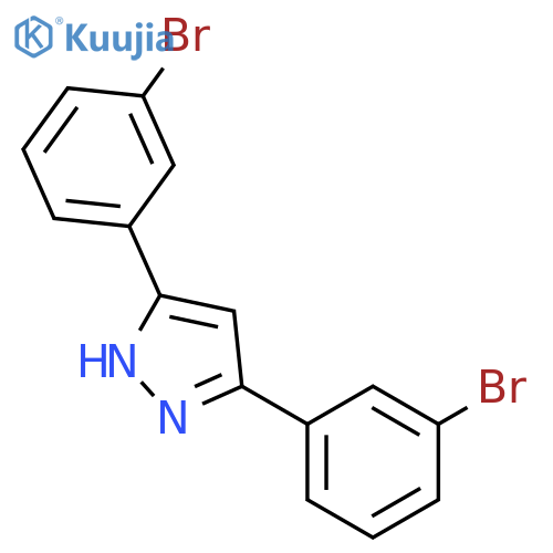 3,5-Bis(3-bromophenyl)-1H-pyrazole structure