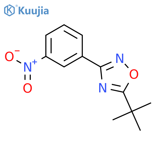 5-(tert-Butyl)-3-(3-nitrophenyl)-1,2,4-oxadiazole structure