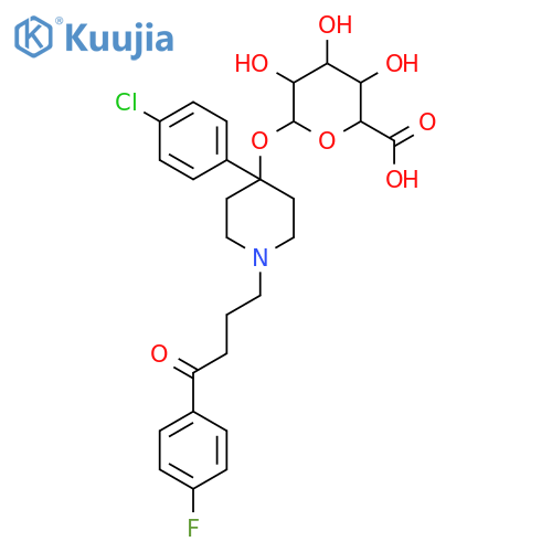 Haloperidol β-D-Glucuronide structure
