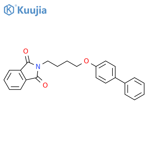 1H-Isoindole-1,3(2H)-dione, 2-[4-([1,1'-biphenyl]-4-yloxy)butyl]- structure