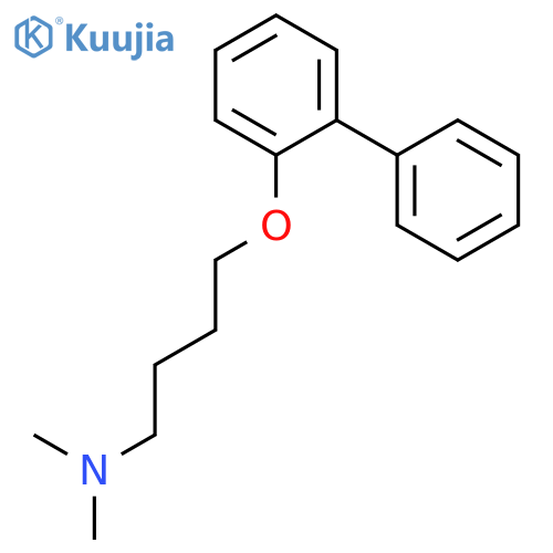 1-Butanamine, 4-([1,1'-biphenyl]-2-yloxy)-N,N-dimethyl- structure